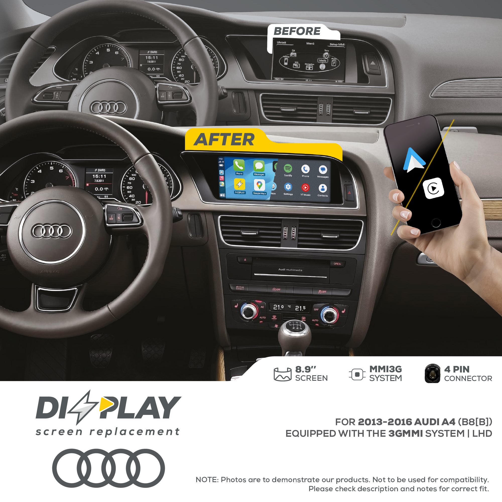 DZZ-MMI3G-A4-B8B-8-LHD