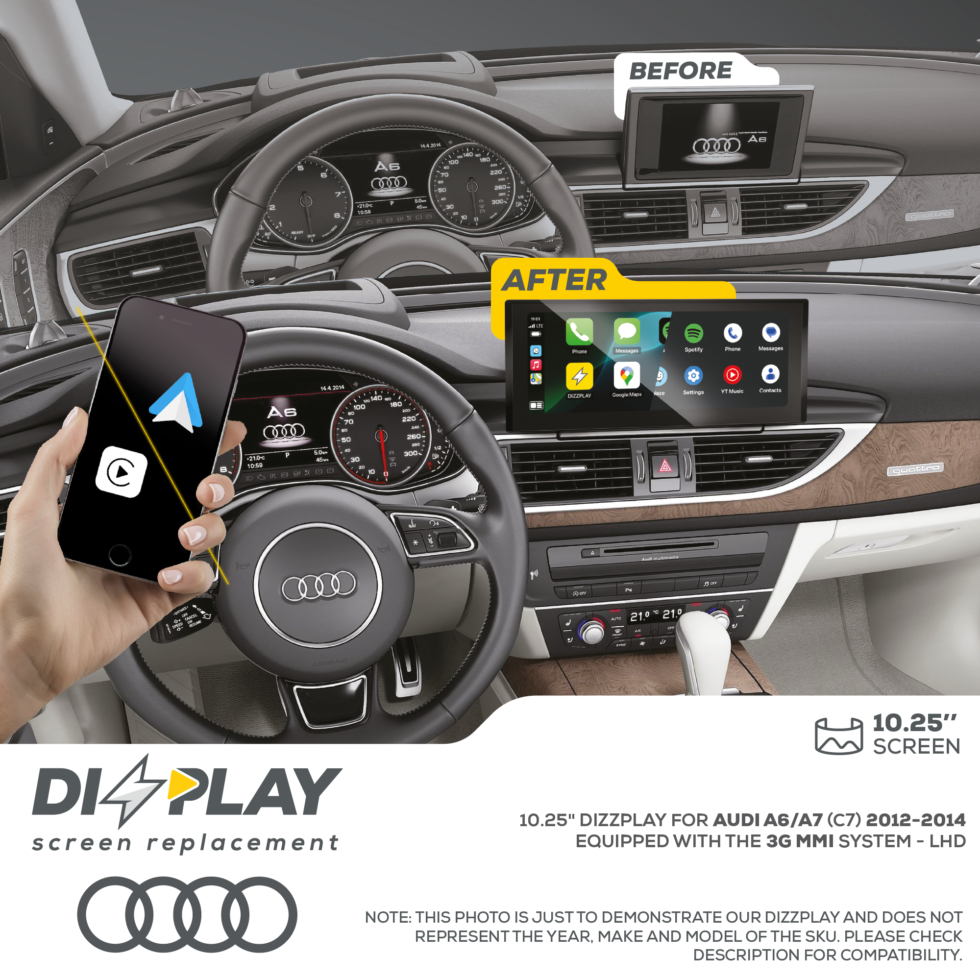 DZZ-MMI3G-A6-C7-10-LHD