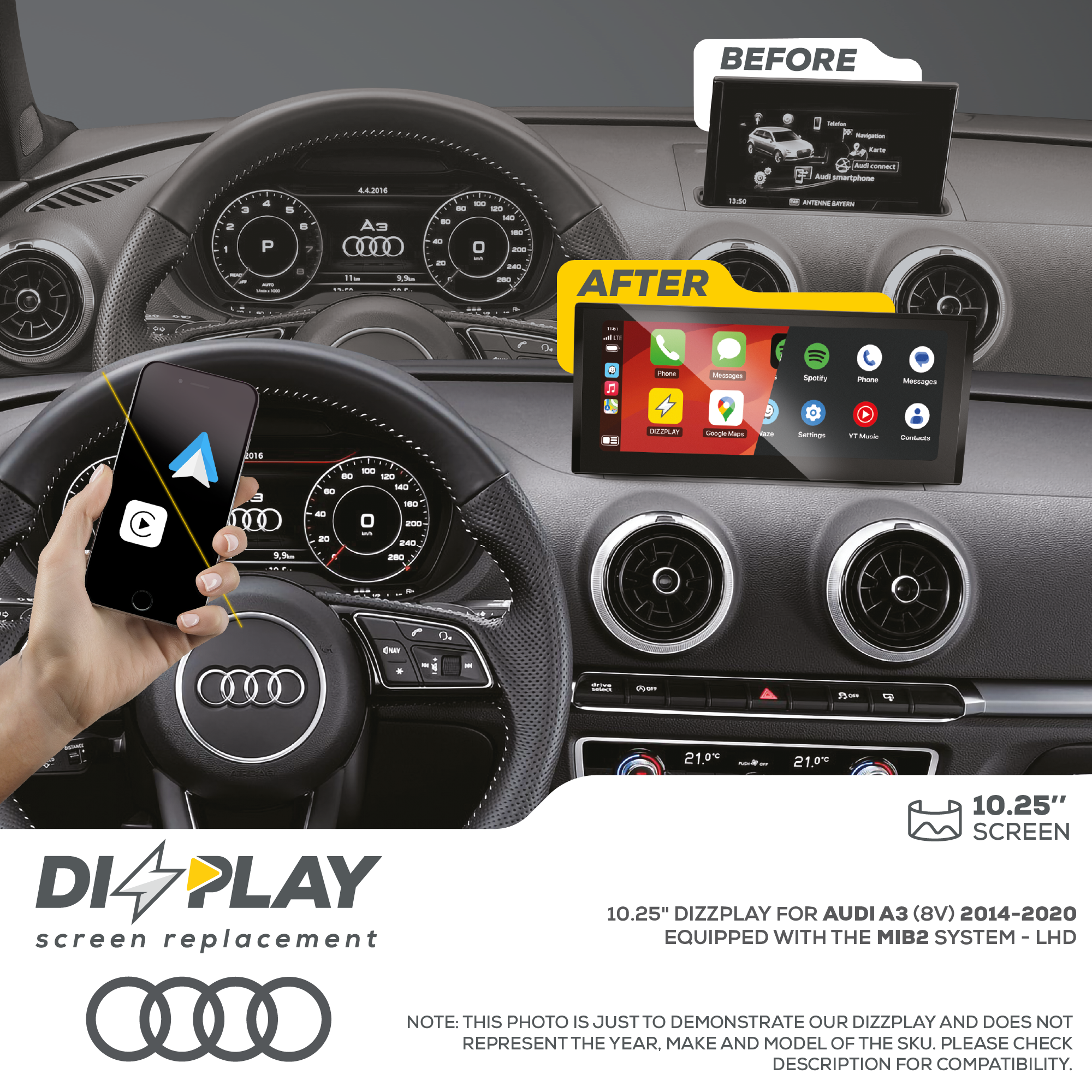 DZZ-MIB2-A3-8V-10-LHD