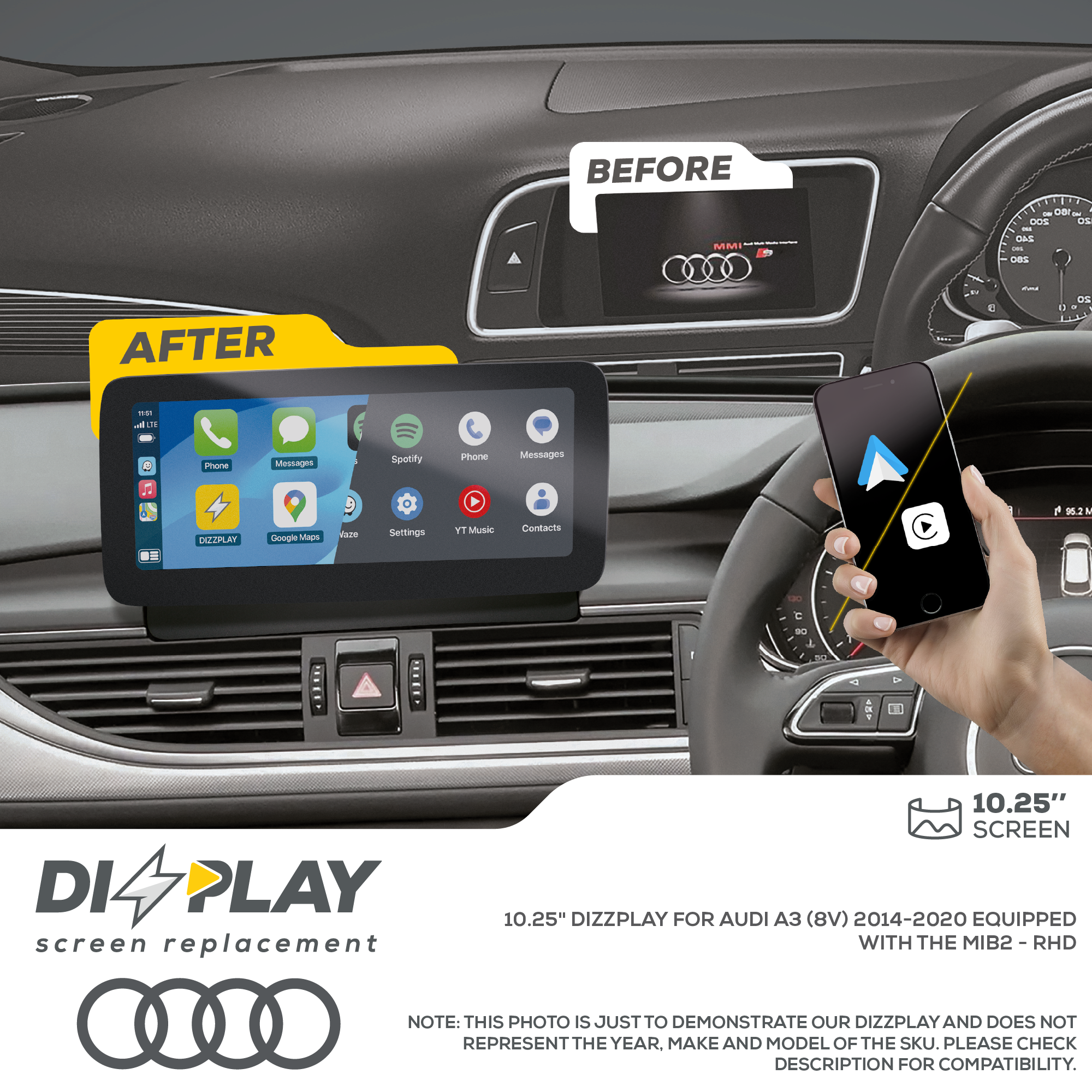 UK-DZZ-MIB2-A3-8V-10-RHD